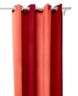 Red Polyester Digtal Printed Curtain 2