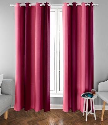 Wine Polyester Digtal Printed Curtain 3