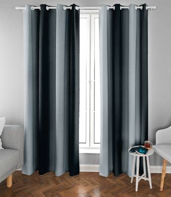 Grey Polyester Digtal Printed Curtain 4