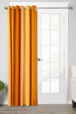 Yellow Polyester Digtal Printed Curtain 1