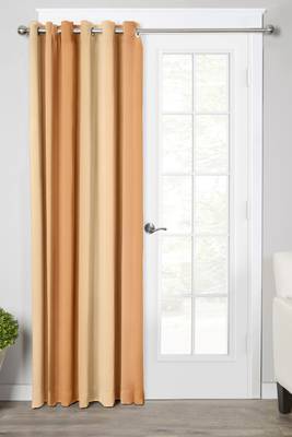 Beige Polyester Digtal Printed Curtain 1