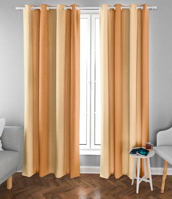 Beige Polyester Digtal Printed Curtain 3