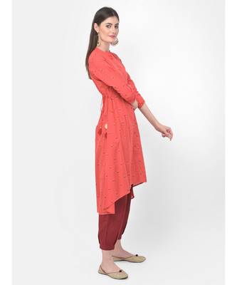 Coral Printed A line Kurta 2