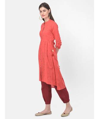 Coral Printed A line Kurta 3