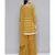 Women Mustard Yellow Georgatte Sequinned Kurta Set With Dupatta