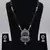 Ethnic Traditional Oxidised Design Long Mangalsutra Necklace with Matching Earring for Women 