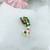 Green Coloured Maharashtrian Traditional Gold Plated Nath for Women and Girls