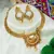 LALSO Twinkling  Golden Meenakari Work Necklace Set