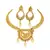 LALSO Twinkling  Golden Meenakari Work Necklace Set