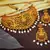 LALSO Kempu Work Laxmi Devi Bridal Choker Necklace Set