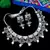 LALSO Unique Oxodised Silver Kempu Work Brass Necklace Set