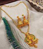 LALSO Allure Brass Chain Multicolor Pendant Set