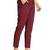 Maroon Women Comfort loose fit Cotton Pant Trouser