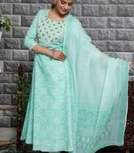 Cotton bandhej printed ethnic kurti pant dupatta