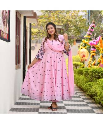 Meadow Sweet Chikankari Anarkali Set 1