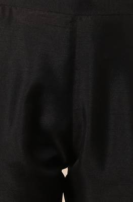 Janasya Black plain silk salwar 3