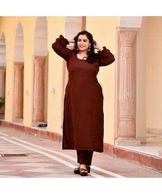 Coffee Muslin Silk Kurta 4