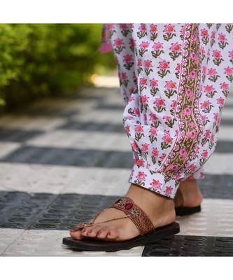 Carnation Pink Jaipuri Handblock Suit Set 5