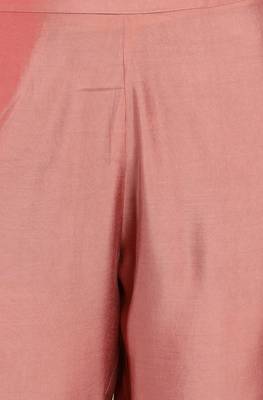 Pink bandhej silk salwar 2