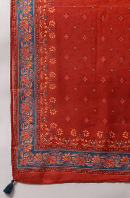 Teal plain rayon salwar 4