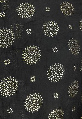 Black Nazmeen Foil Printed Chunnis & DupattasDupatta (2.25 Meter) 3