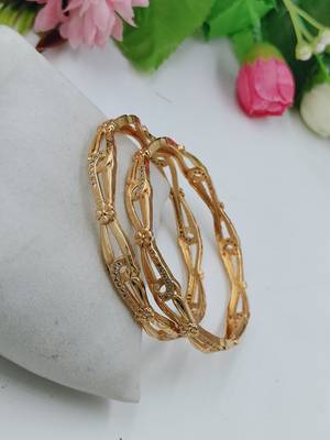 Ethnic Traditional Wear Bangles for Women and Girls ( Pack of 2) 1