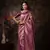  PURPLE Bridal Semi Kanchipuram Silk blend Saree