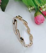 Sukai Jewels Stylish Latest Trendy Design Collection Cubic Zirconia Kada for Women and Girls