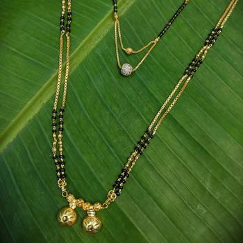 Gold mangalsutra 1