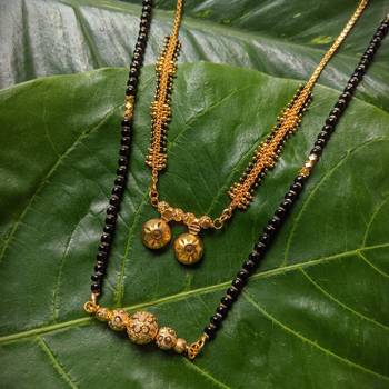 Gold mangalsutra 1