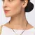 White cubic zirconia mangalsutra