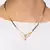 White cubic zirconia mangalsutra