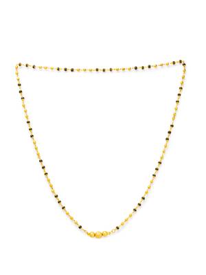 Gold cubic zirconia mangalsutra 2