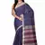 Indigo woven cotton saree 