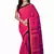 Pink woven cotton saree 