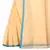 Beige woven cotton saree 