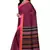 Magenta woven cotton saree 