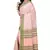 Peach woven cotton saree 
