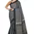 Grey woven cotton saree 