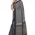 Grey woven cotton saree 