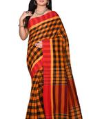 Multicolor woven cotton saree 