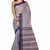 Grey woven cotton saree 