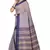 Grey woven cotton saree 