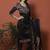 Black digital print cotton salwar