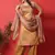 Gold digital print cotton salwar