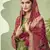 Green embroidered art silk salwar