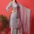 Grey digital print cotton salwar