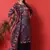 Navy blue digital print cotton salwar