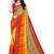 Grey printed georgette saree with blouse