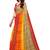 Grey printed georgette saree with blouse